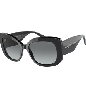 Giorgio Armani Black Acetate Sunglasses