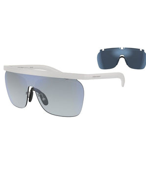 Giorgio Armani White Acetate Sunglasses