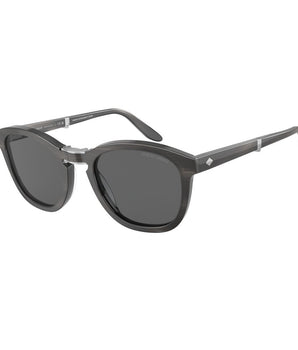 Giorgio Armani Gray Acetate Sunglasses