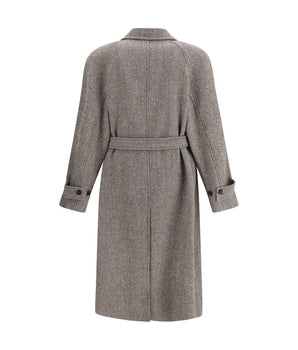 Ferragamo Beige Wool Coat