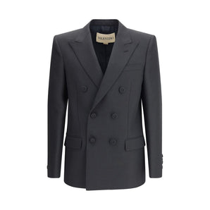 Valentino Double-breasted wool jacket