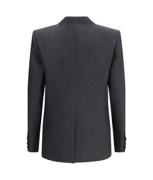 Valentino Black Polyester Coat