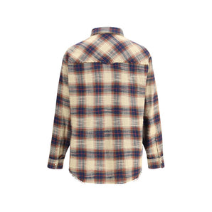 Dsquared² Brown Cotton Pattern Shirt