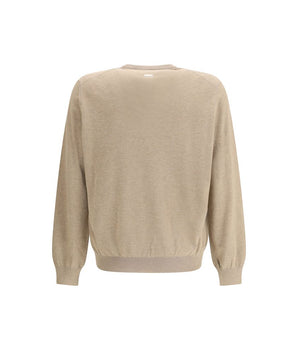 Ferragamo Beige Fleece Wool Sweatshirt