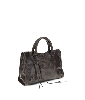 Balenciaga Brown Calf Leather Bos Taurus Shoulder Bag