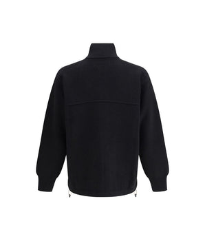 GR10K Black Wool Coat