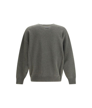 Fear Of God Black Fleece Wool Sweatshirt
