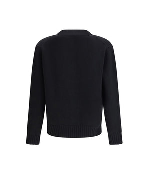 Moncler Black Fleece Wool Cardigan