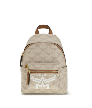 MCM Beige Polyethylene Backpack