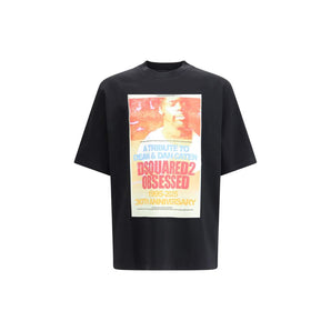 Dsquared² Black Cotton T-Shirt