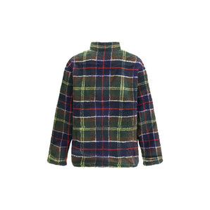 Barbour Sherpa Tartan Fleece Zip Through Jacket