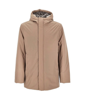 Suns Beige Polyester Jackets & Coat