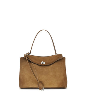 Balenciaga Brown Calf Leather Bos Taurus Shoulder Bag