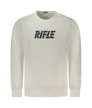 Rifle White Cotton Sweatshirt
