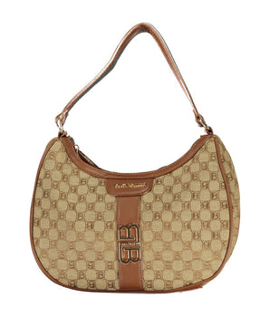 Laura Biagiotti Beige Polyester Women Handbag