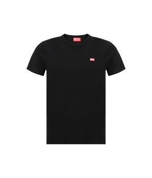 Diesel Black Cotton T-Shirt