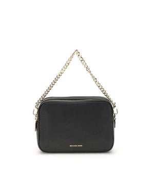 Michael Kors Black Calf Leather Bos Taurus Shoulder Bag