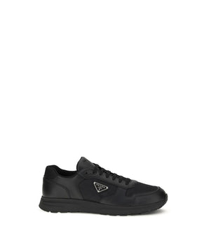 Prada Black Recycled Polyamide Athletic Sneakers