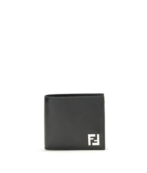 Fendi Black Calf Leather Bos Taurus Wallet