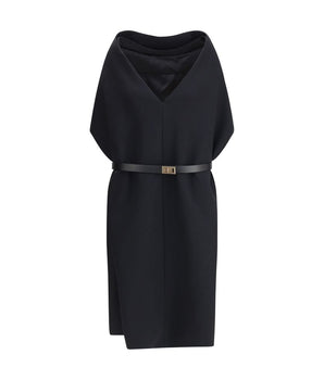 Ferragamo Black Viscose Casual Dress