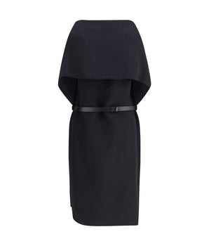 Ferragamo Black Viscose Casual Dress