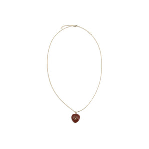 Valentino Garavani Red Metal Necklace