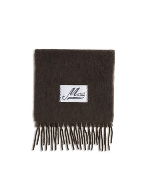 Marni Brown Wool Scarf