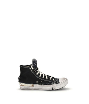 Margiela Black Rubber High Top Sneakers