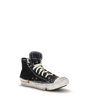 Margiela Black Rubber High Top Sneakers