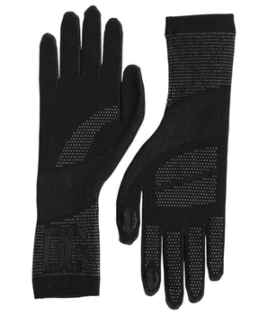 Dolce & Gabbana Black DG Logo Cotton Hands Mitten Men Gloves