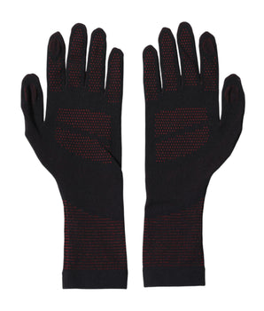 Dolce & Gabbana Black DG Logo Cotton Hands Mitten Men Gloves