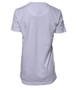 Dolce & Gabbana White Cotton Goodluck 2023 Crew Neck T-shirt