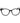 Max &amp; Co Black Plastic Glass (Frames)