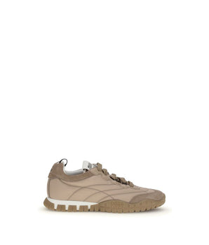 Miu Miu Brown Recycled Polyamide Athletic Sneakers