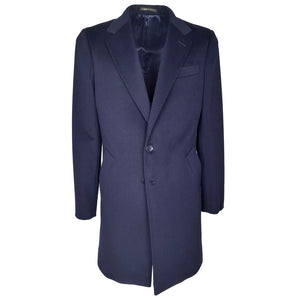 Made in Italy Blue Wool Men Jacket