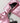 Dolce & Gabbana Pink Leather DG Logo Wrist Length Mitten Gloves