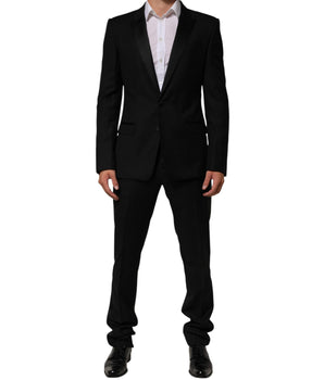 Dolce & Gabbana Black 2 Buttons Jacket Formal 2 Piece Suit