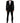 Dolce & Gabbana Black 2 Buttons Jacket Formal 2 Piece Suit