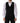 Chaleco formal de poliéster negro de Dolce &amp; Gabbana