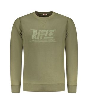 Rifle Green Cotton Men Sweater