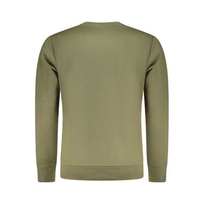 Rifle Green Cotton Men Sweater