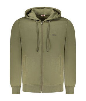 Rifle Green Cotton Men Sweater