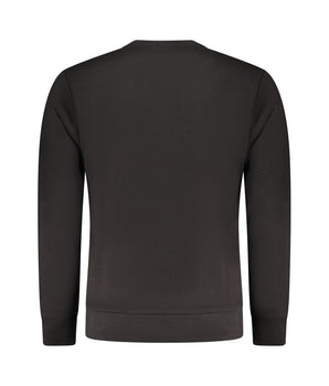 Rifle Black Cotton Men Sweater