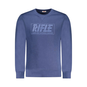 Rifle Blue Cotton Men Sweater