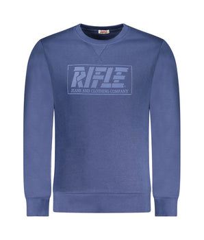 Rifle Blue Cotton Men Sweater