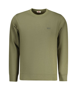 Rifle Green Cotton Men Sweater