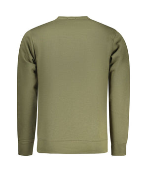 Rifle Green Cotton Men Sweater