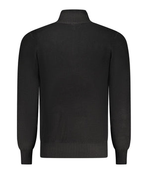 Rifle Black Nylon Men Sweater