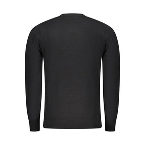 Rifle Black Wool Men Sweater