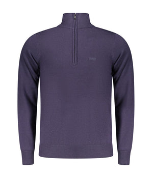 Rifle Blue Wool Men Sweater